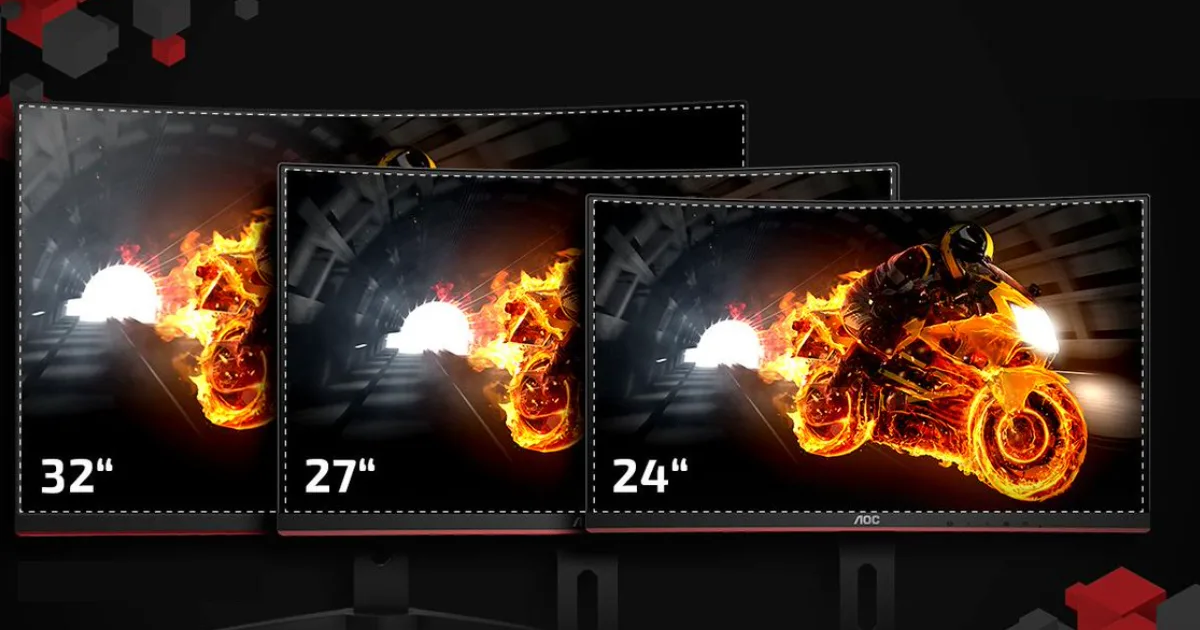 최적의 모니터 크기 선택 방법, 비율, 형태 비교