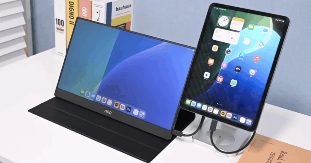 포터블 모니터 멀티 태스킹