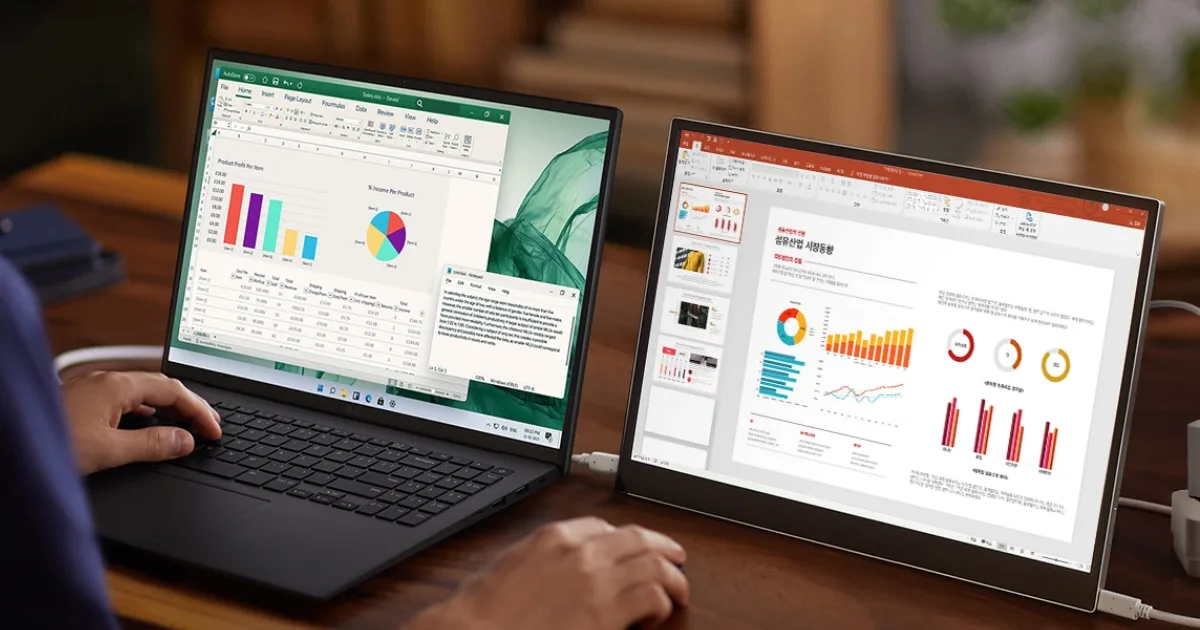 포터블 모니터 비교 추천, Lenovo LG ASUS Zeuslap