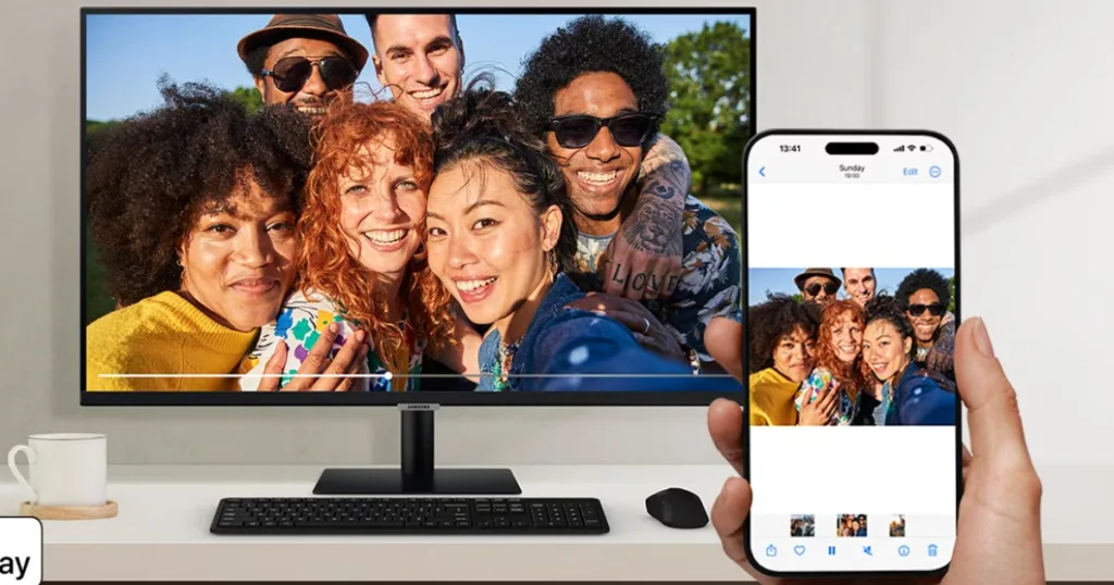 삼성 LS32FM701 32인치 4K UHD VA 이동식 스마트 TV 무빙스타일